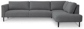 Тъмносив ъглов диван (десен ъгъл) Hero – Scandic