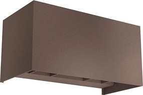 Redo 90304 - LED външно стенно осветително тяло VARY 4xLED/5W/230V 3000K IP54 кафяво