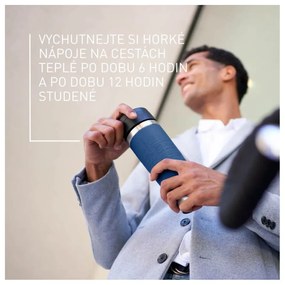 Тъмносиня чаша за път 360 ml – Tefal