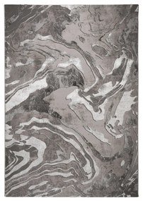 Сив килим , 160 x 230 cm Marbled - Flair Rugs