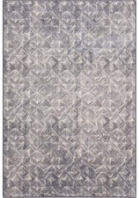 Сив вълнен килим 160x240 cm Moire - Agnella