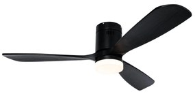 Вентилатор за таван черен вкл.LED с дистанционно - София