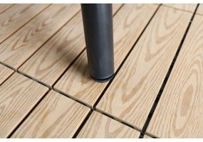 Сиво метално градинско кресло Edinburgh Duo – Rojaplast