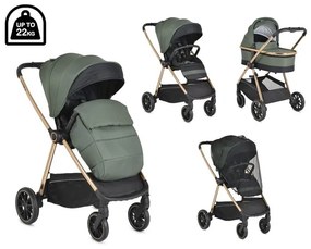 Бебешка количка 2в1 Hydra CANGAROO - зелен