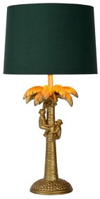 Lucide 10505/81/02 - Настолна лампа COCONUT 1xE27/40W/230V златна/зелена