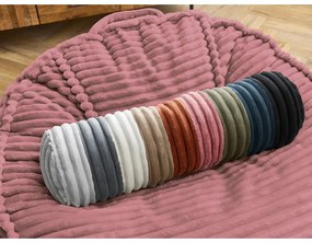 Розов пуф от рипсено кадифе Socrate – Bobochic Paris