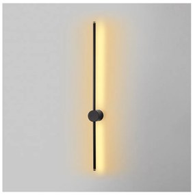 Черна LED стенна лампа ø 7 cm Sword – Opviq lights