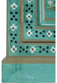 Зелено шкафче от масивно манго 87x152x38 cm Prem – Støraa