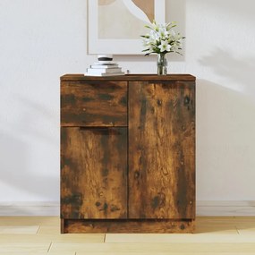 816997 vidaXL Сайдборд, опушен дъб, 60x30x70 см, инженерно дърво
