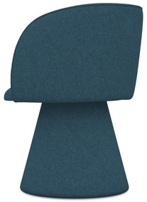 Син тапициран трапезен стол Maia – Makamii