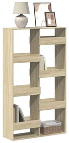 3309404 vidaXL Библиотека, сонома дъб, 100x33x175 см, инженерно дърво