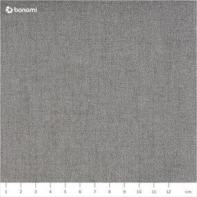 Сиво двойно легло 160x200 cm тапицирано без ламелно дъно Mattis – Meise Möbel