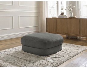 Тъмносива табуретка от прежда с примки от букле Leonore – Bobochic Paris