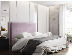 Светлорозова табла за легло 140x120 cm Natalia – Milo Casa