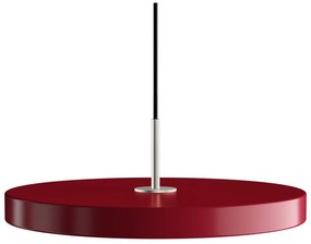 Червено LED висящо осветително тяло с метален абажур ø 43 cm Asteria Medium – UMAGE