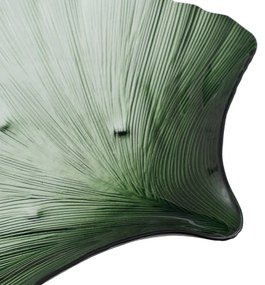 Стъклен декоративен поднос 31x33 cm Gingko – Ixia