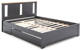 Антрацитно сиво чекмедже 137 x 147 cm Enara - Marckeric