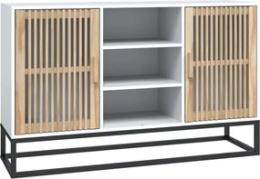 352118 vidaXL Бюфет, бял, 105x30x65 см, инженерно дърво