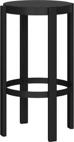 Черен стоманен бар стол (височина на седалката 65 cm) Doon – noo.ma