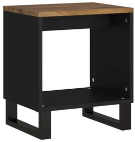 350643 vidaXL Маса за кафе, 40x31x46 см, манго масив и инженерно дърво
