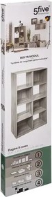 Рафт 5five Mix'n Modul, 8 отделения, MDF, 68x32x134 cm - Сив