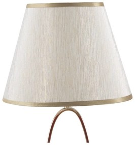 Бяла настолна лампа със златист дизайн Flush - Mauro Ferretti