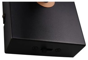 LED прожектор в черен и бронзов цвят 20,5x10 cm Ikaris – Trio Select