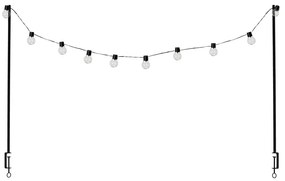 Светлинна верига брой крушки 10 бр. със соларен панел дължина 220 cm – Esschert Design