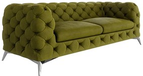 Зелен кадифен диван 225 cm Chelsea – Ropez