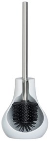 Бяла керамична четка за тоалетна Neo Drop - Wenko
