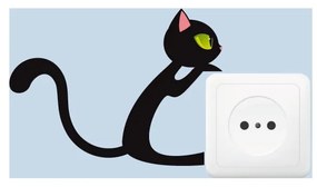 Стикер Fanastick Black Cat - Ambiance