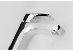 Стояща батерия за мивка в лъскаво-сребрист цвят Spy – Sapho