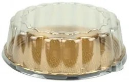 Horecano - Пластмасова кутия за торта за еднократна употреба ф32xh7,5см BAKERY-(HC-981895) (232204)