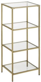 Етажерка GLASY в златисто