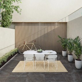 Бежов килим за открито и закрито 70x100 cm Max Sand – Pappelina