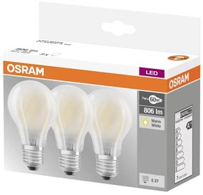 КОМПЛЕКТ 3x LED Крушка VINTAGE E27/7W/230V 2700K - Osram