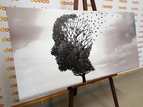 Картина на платно – Дърво във формата на лице