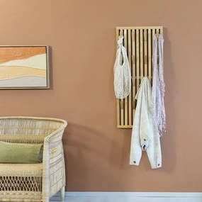 Панел за окачване от масивен дъб естествен 46x100x8 cm Parco – Spinder Design