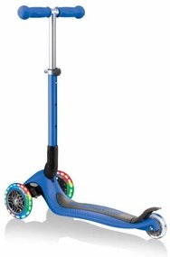 Globber  -  Сгъваема тротинетка със светещи колела, Globber Junior - 2+ г., синя