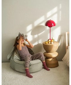 Кадифен детски пуф в цвят мента Bunny – Wigiwama