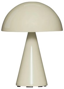 Кремава LED затъмняваща се настолна лампа (височина 20 cm) Mush – Hübsch