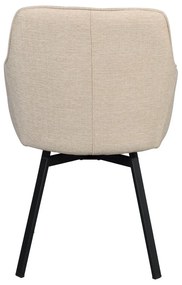 Бежови тапицирани трапезни столове в комплект 2 бр. Alison – Rowico