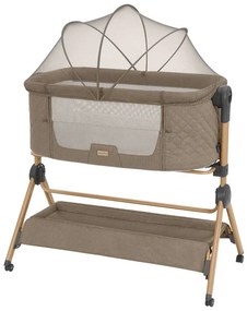 KIKKA BOO К-кт 2в1 мини кошара - кошче и столче за хранене SLEAT ME BEIGE