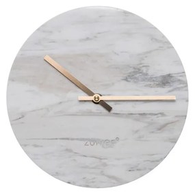Бял мраморен часовник Zuiver Time Wall Clock