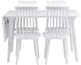 Бяла маса за хранене Lotte Leaf, 120 x 80 cm Lotta - Rowico