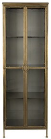 Метална витрина в златист цвят 64x184 cm Gertlush - Dutchbone