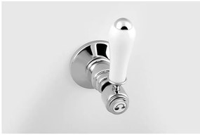 Вградена душ батерия в лъскаво-сребрист цвят (2 изхода) Antea – Sapho