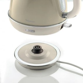 Електрическа кана Ariete VINTAGE 2868/03, 1630W, 1 л, Метален корпус, Бързо завиране, Безжична основа, Бежов