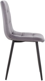 Кухненски стол Mona-Сив (4) парчета