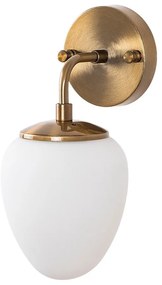 Стенна лампа в бронзов цвят ø 12 cm Ns – Opviq lights